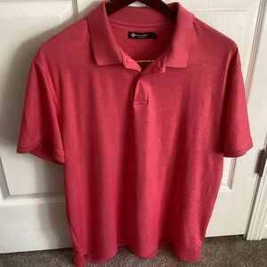 Men’s Member’s Mark Performance Red Moist Wick Polo Size XL